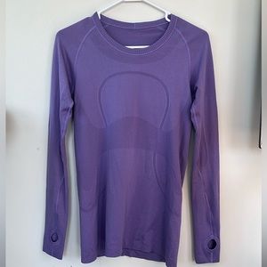 lululemon athletica Purple Long Sleeve Top